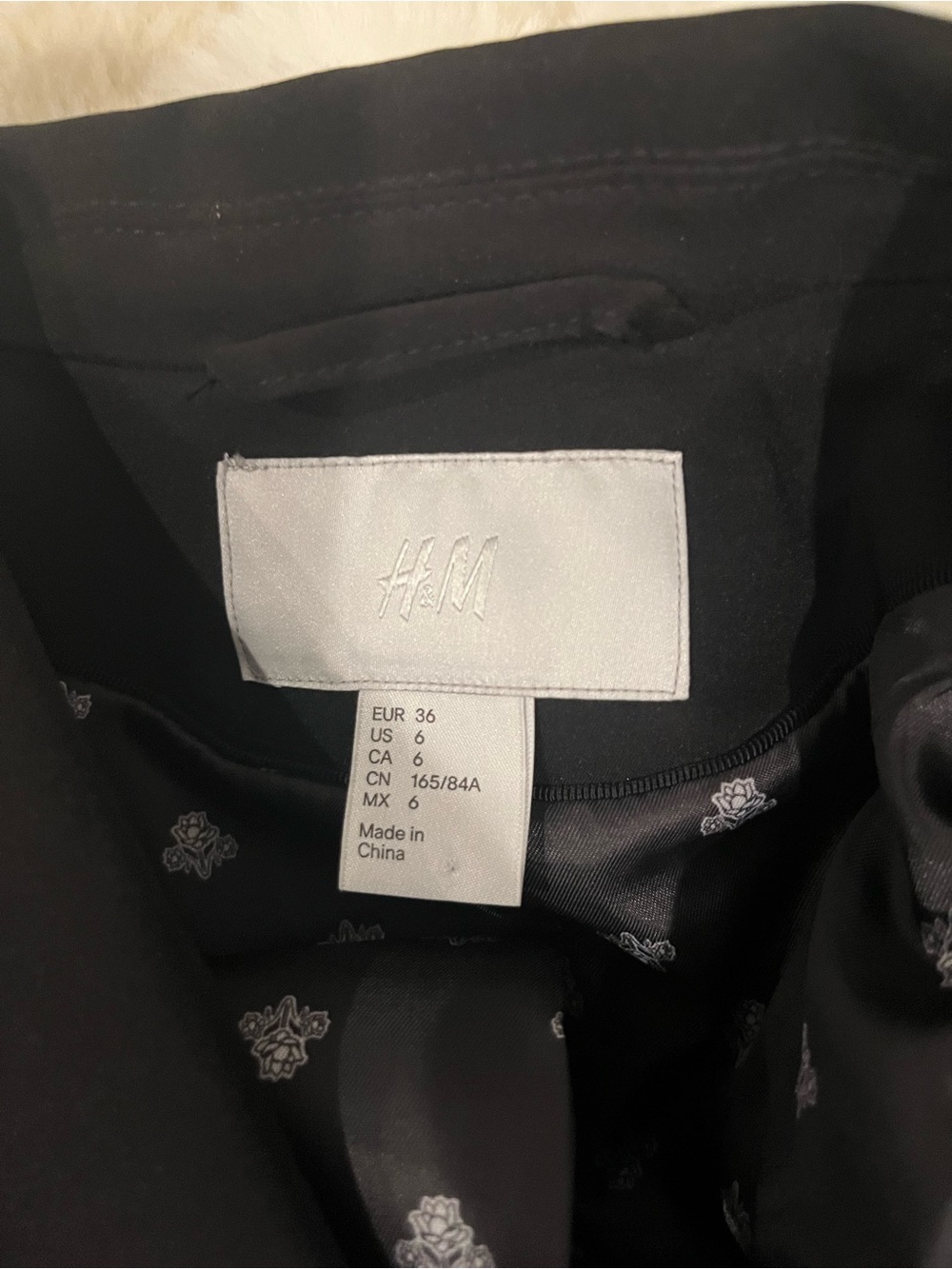H&M Black Women’s Blazer, Sz 6 ORIGINALLY $99+. DESIGNER Deal! LUX Style!